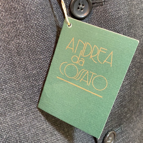 Andrea da Cossato Wool Suit 44 Reg 38” waist - Picture 4 of 16